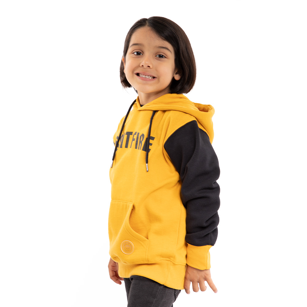 POLERON HOODIE HOMBRE INFANTIL SPITFIRE AMARILLO