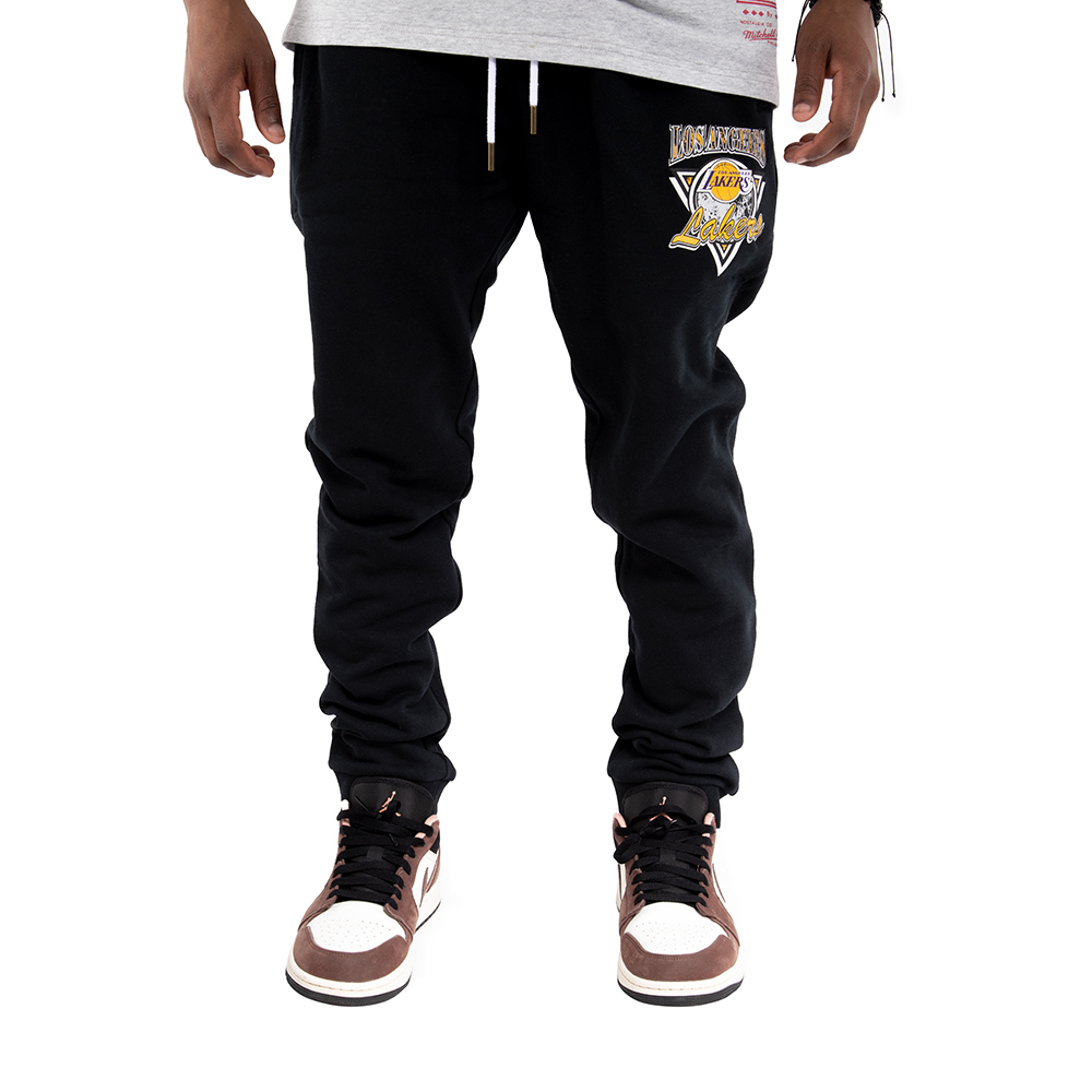 PANTALON JOGGER LOS ANGELES LAKERS NEGRO