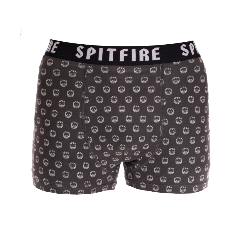 Pack 2 Boxer Niño Juvenil Print Gris Negro Spitfire