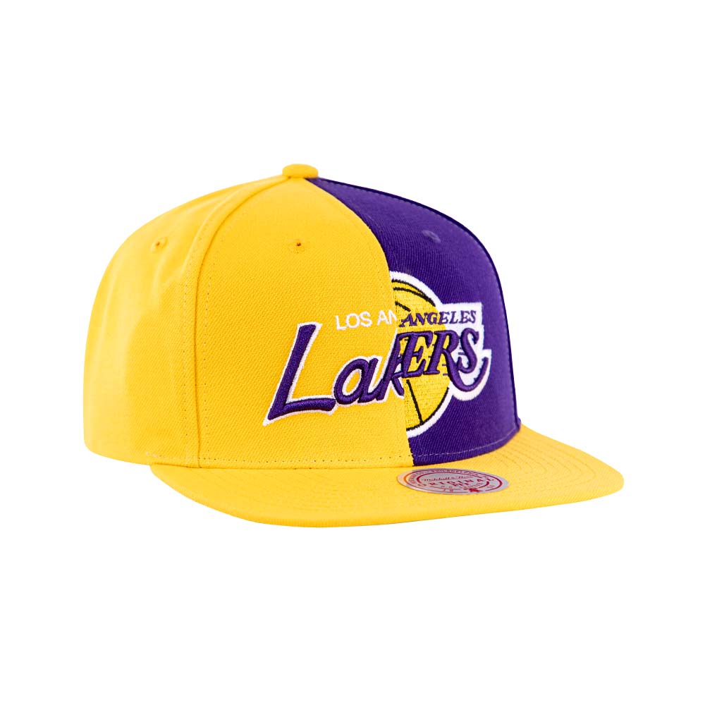 Gorro Jockey Nba Split Crown Snapback Lakers Mitchell And Ness