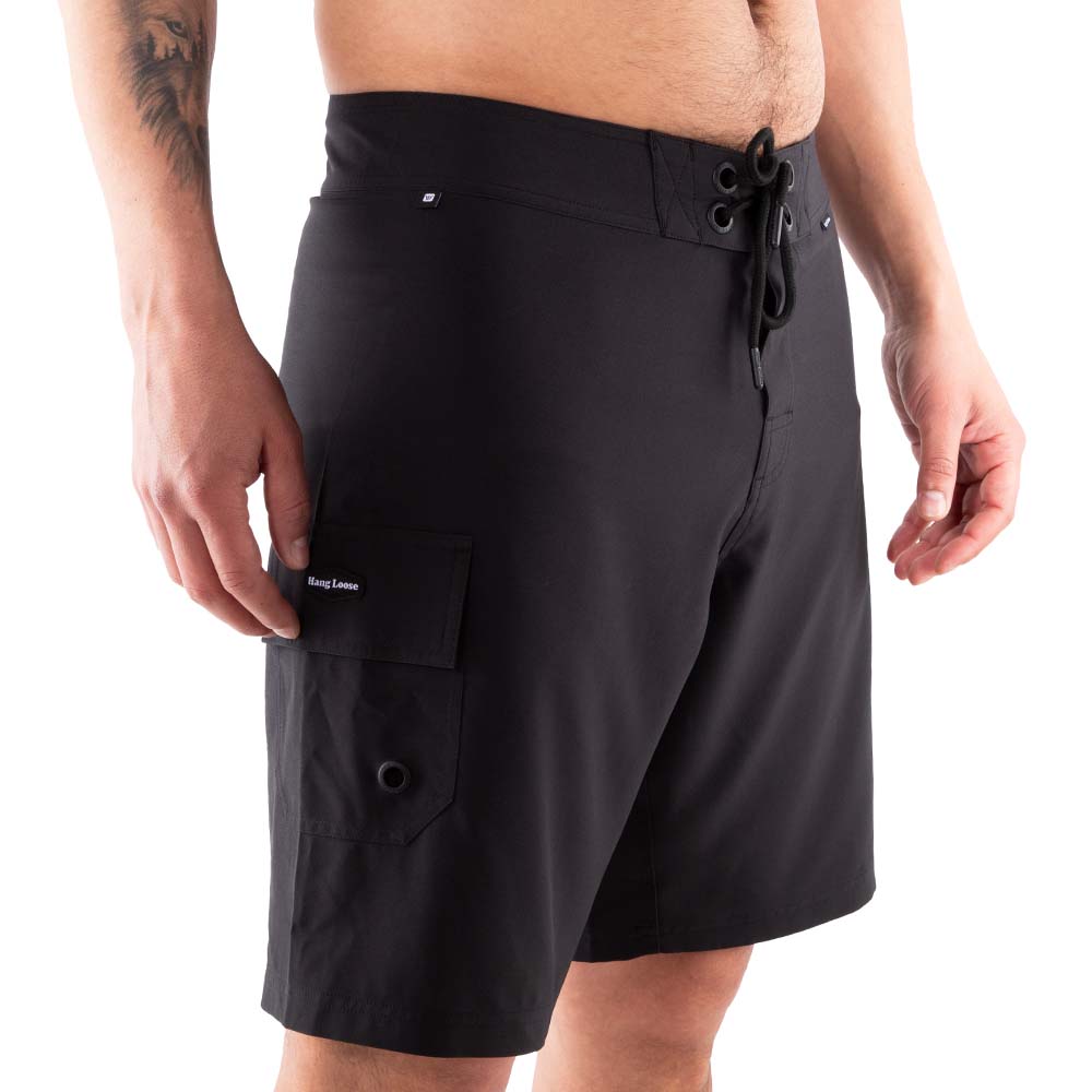 Traje De Baño Hombre Clean Negro Hang Loose