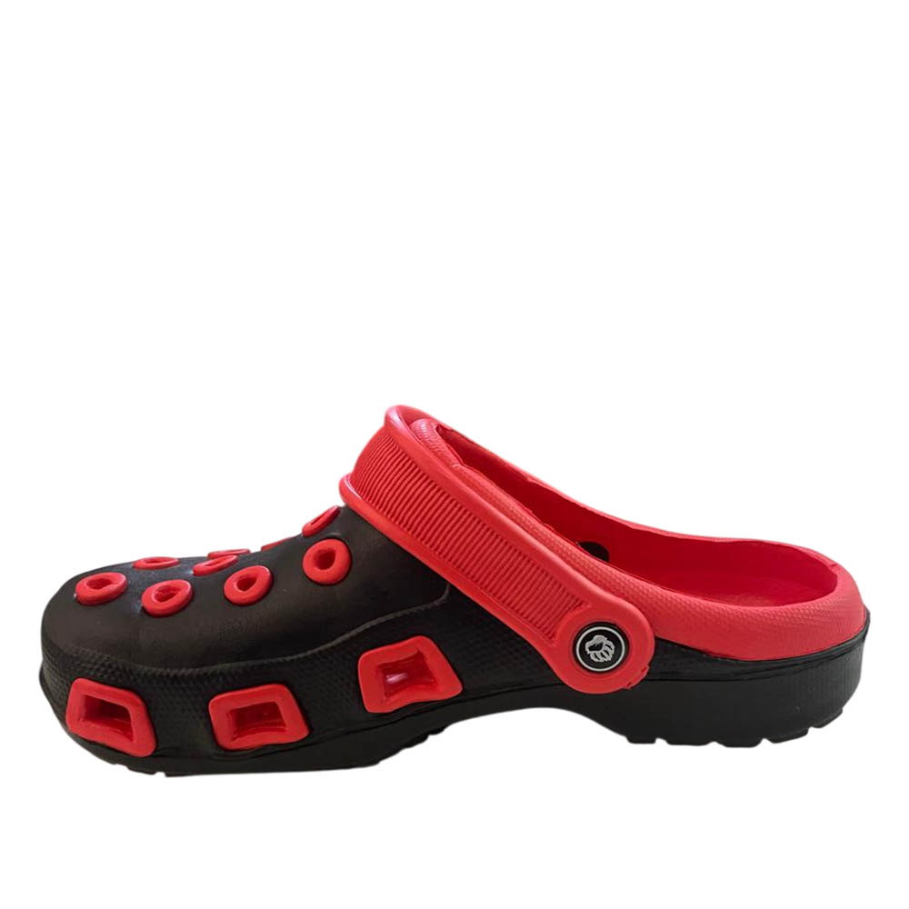 SANDALIAS ALPHA SHOES NEGRO ROJO