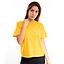 Polera manga corta mujer spitfire 360 con bolsillo amarillo