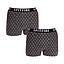 Pack 2 Boxer Hombre Print Gris Negro Spitfire