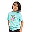 Polera Infantil Skate Like A Girl Turquesa Spitfire