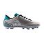 Zapatillas Futbol Multiterreno Plateado Celeste Finta Cac1ke