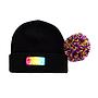 GORRO LANA NIÑO SPIRFIRE POMPON NEGRO