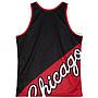 Tank Top Nba Big Face Fashion Tank 5.0 Hardwood Classics Chicago Bulls Black Mitchell And Ness